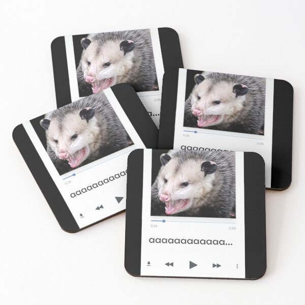 Item preview, Streaming Screaming Possum designed and sold by royalblewitup.