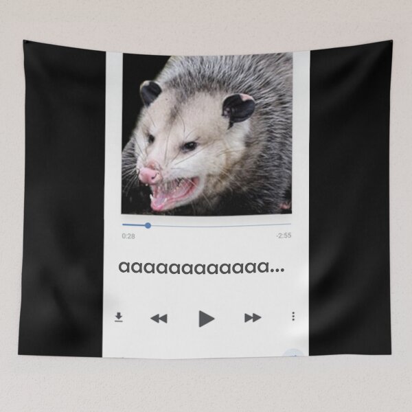 Item preview, Streaming Screaming Possum designed and sold by royalblewitup.