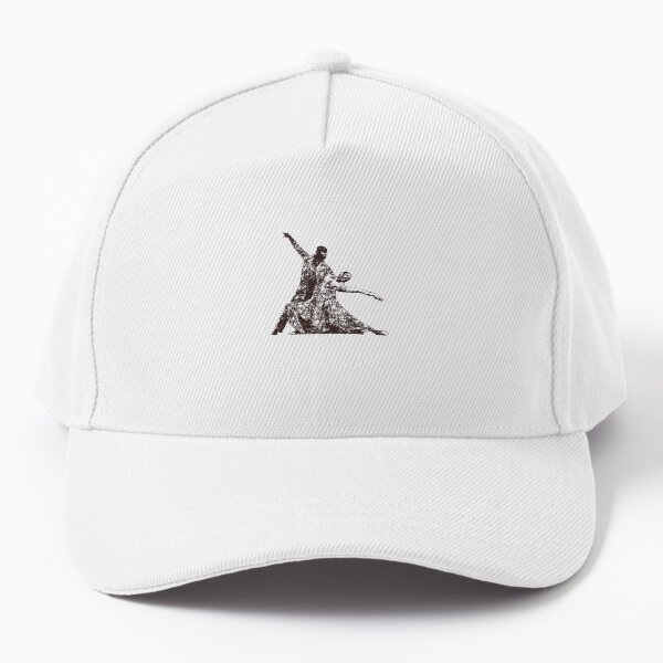Dance couple 1 - Brown ink - Circle Baseball Cap