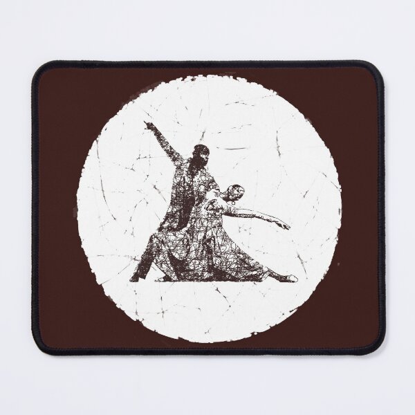 Item preview, Dance couple 1 - Brown ink - Circle designed and sold by WietskeWelten.