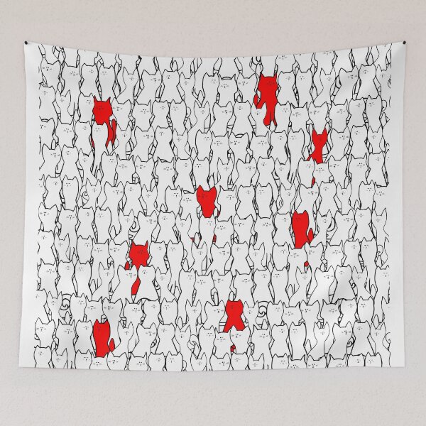 Item preview, Cats pattern designed and sold by smokylemon.