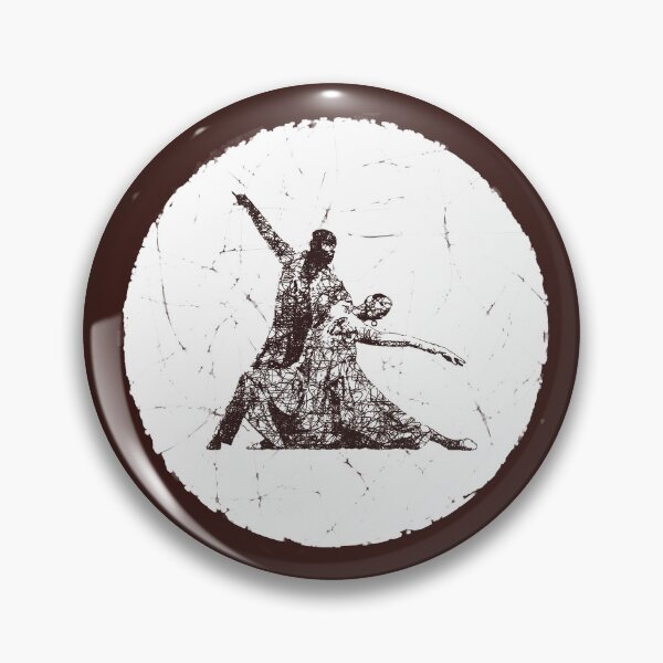 Item preview, Dance couple 1 - Brown ink - Circle designed and sold by WietskeWelten.