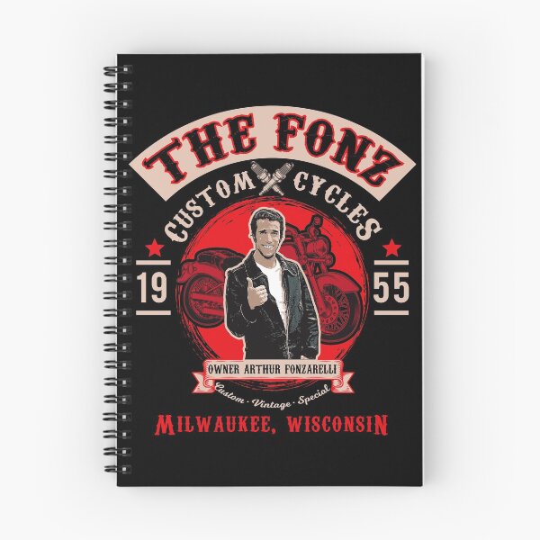 Item preview, Fonzy Custom Cycle Shop designed and sold by Alema Art.