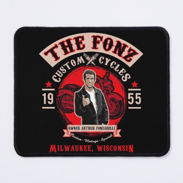 Item preview, Fonzy Custom Cycle Shop designed and sold by Alema Art.