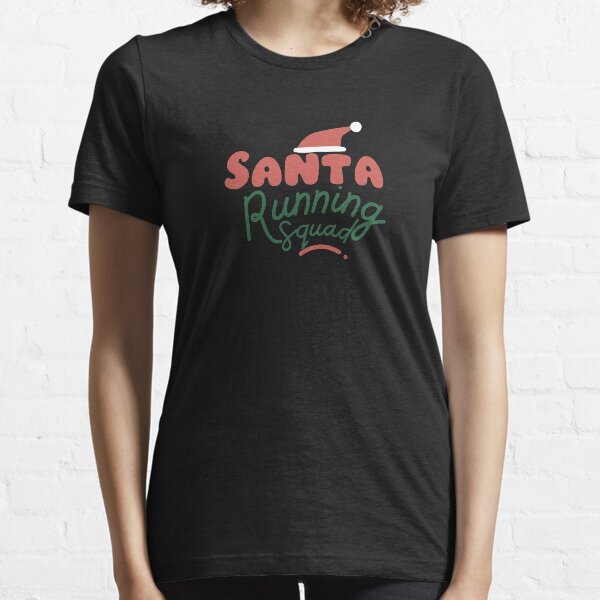 Santa Running Squad Christmas Design Essential T-Shirt