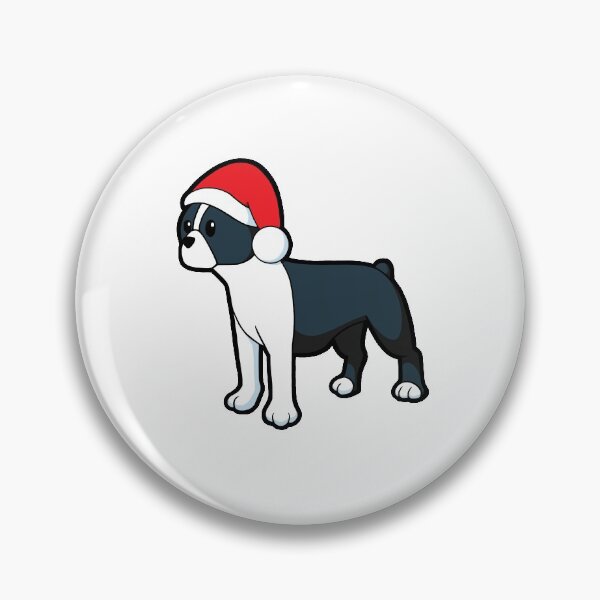Item preview, Cute Winter Boston Terrier designed and sold by GoldenArchelon.