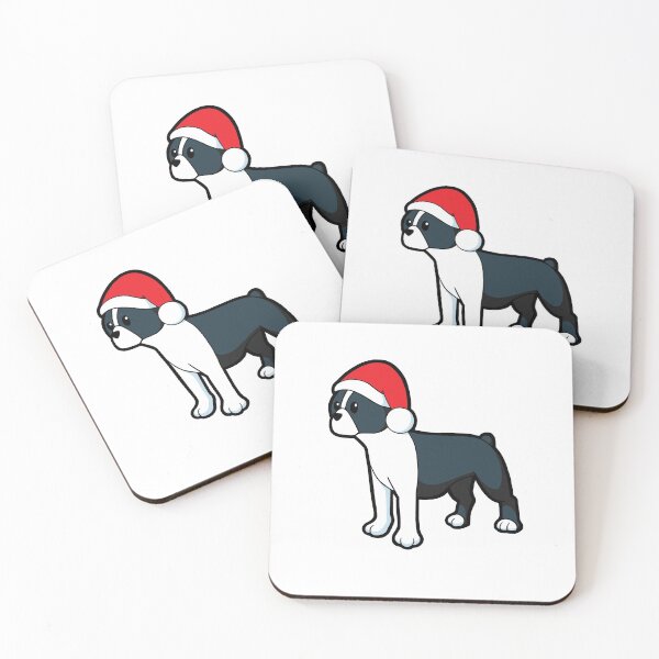 Item preview, Cute Winter Boston Terrier designed and sold by GoldenArchelon.