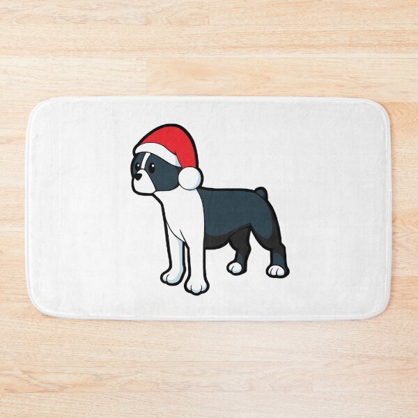 Item preview, Cute Winter Boston Terrier designed and sold by GoldenArchelon.