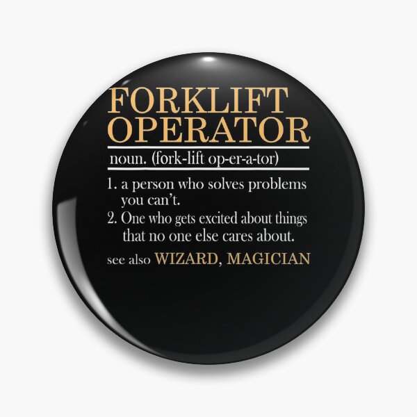 Item preview, Forklift Driver Operator Costume Certified Accessories designed and sold by WinterSkoch.