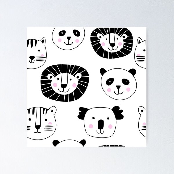 Item preview, Drawn Animal Pattern designed and sold by Pr1ncessM.