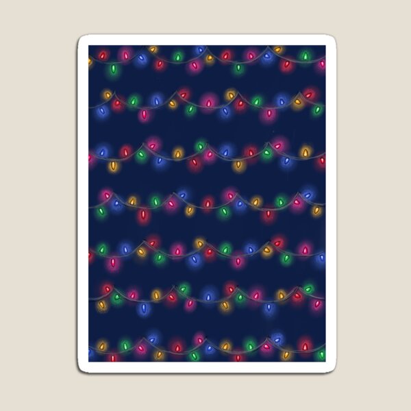 Item preview, Christmas Lights (colourful) designed and sold by Strudledoodledo.
