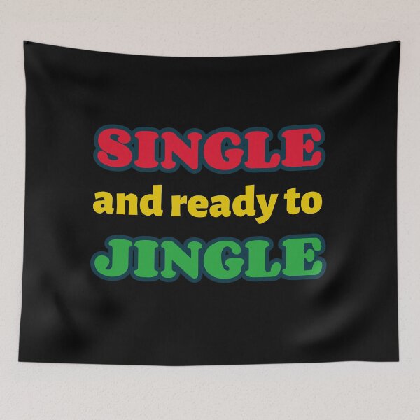Item preview, Single And Ready To Jingle. Cool Singles In Christmas Mood designed and sold by Rebel-Design.