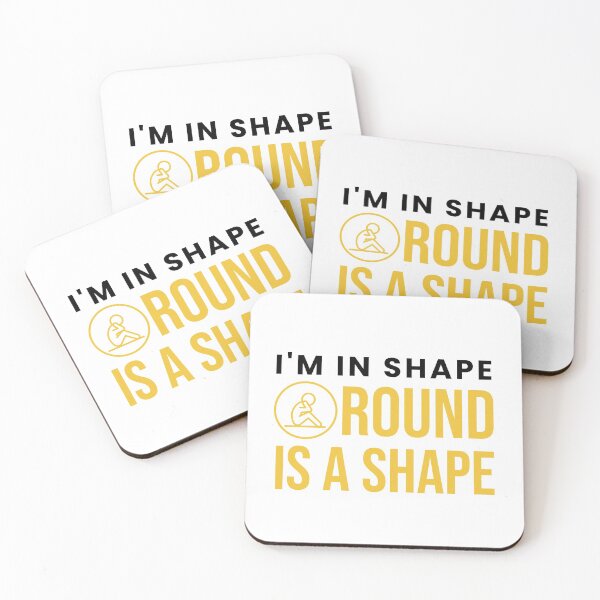 Item preview, I’m In Shape, Round Is A Shape designed and sold by crazydotdesigns.