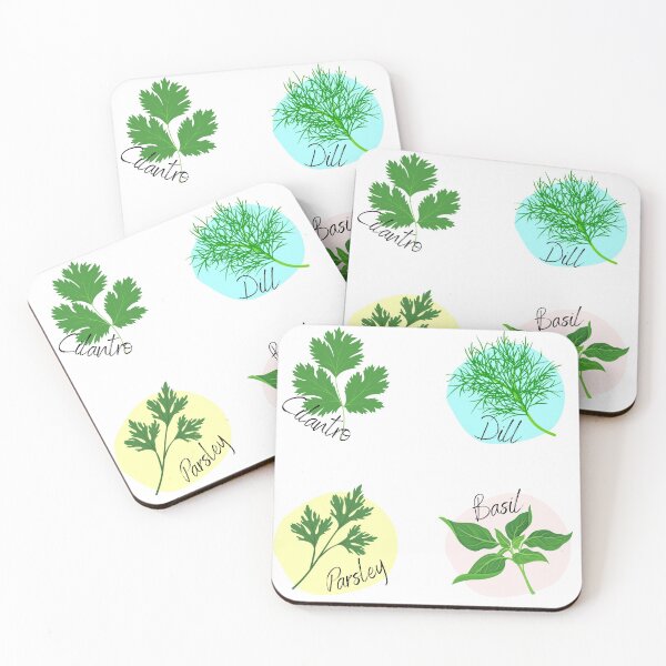 Item preview, Herb Collection part 2 Cilantro, Dill, Parsley and Basil designed and sold by Jennykies.
