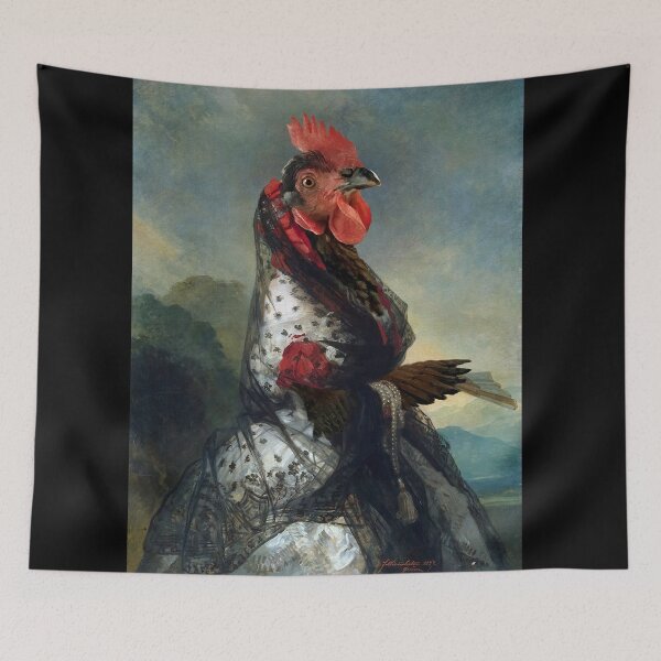 Item preview, Dame Eunice La Davina designed and sold by MuseumOfFineArtChickens GiftShop.