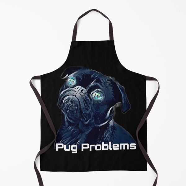 Item preview, Cute Pug Problems Design with Blue Eyes designed and sold by Tassie-Tiger.