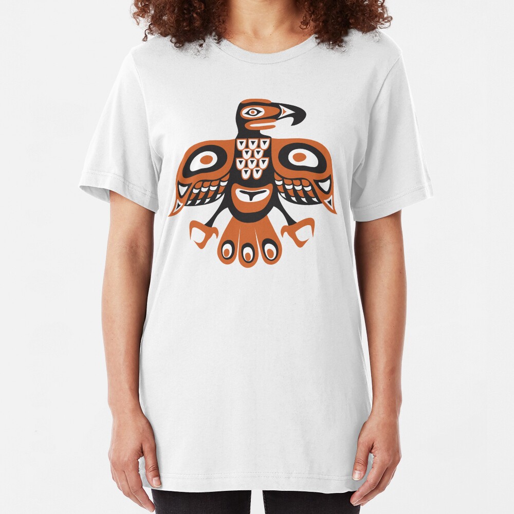 Bird - totem pole style Slim Fit T-Shirt