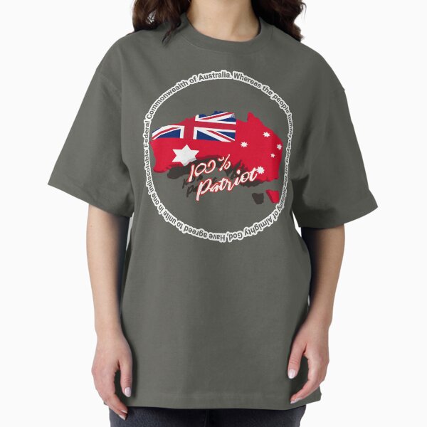 Item preview, 100% Australian Patriot red ensign map with drop shadow designed and sold by ufluke2designs.