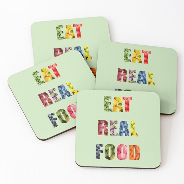 Item preview, EAT REAL FOOD designed and sold by papa-pedro.