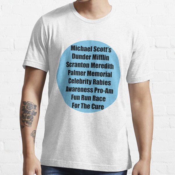 dunder mifflin rabies awareness shirt