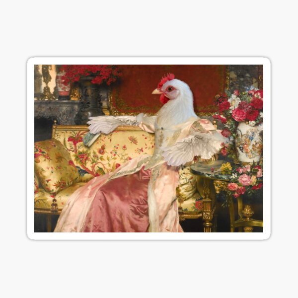 Item preview, A Shocking Plot Twist designed and sold by MuseumOfFineArtChickens GiftShop.