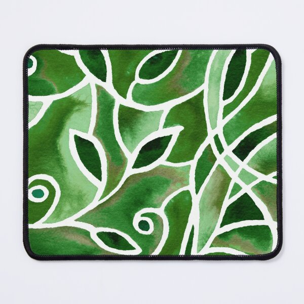 Item preview, Art Nouveau Batik Stained Glass Style Watercolor Art XIX designed and sold by Irina Sztukowski.