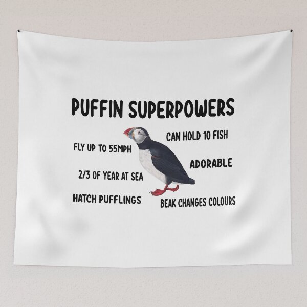 Item preview, Puffin Superpowers, Arctic Animals, Puffin Bird designed and sold by lfinkbeiner12.