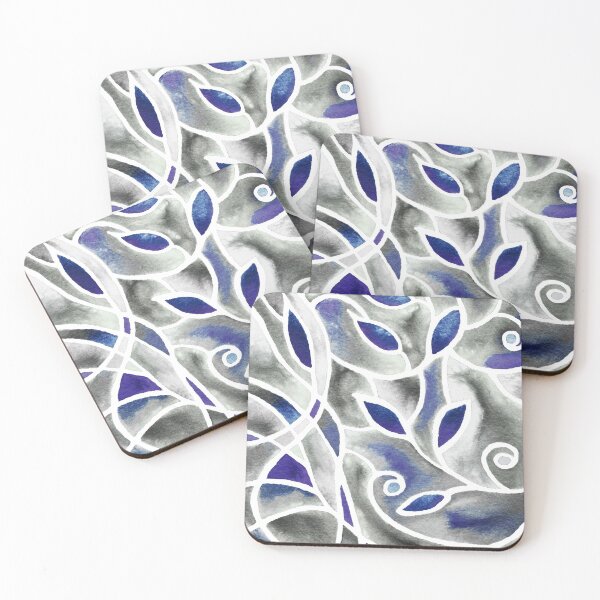 Item preview, Art Nouveau Batik Stained Glass Style Watercolor Art XXI designed and sold by Irina Sztukowski.