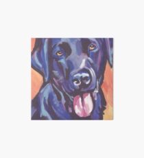 Labrador Retriever Dog Bright colorful pop dog art Art Board