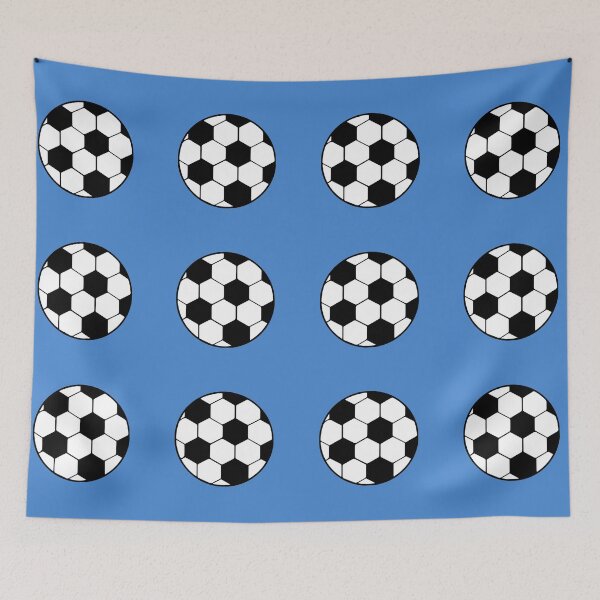 Item preview, Blue Soccer Ball designed and sold by cmd-art.