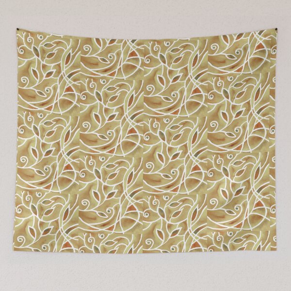 Item preview, Art Nouveau Batik Stained Glass Style Watercolor Art XXIII designed and sold by Irina Sztukowski.
