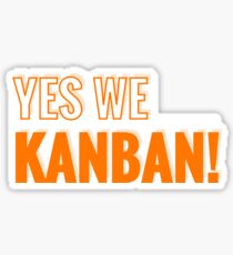 Yes We Kanban! Sticker