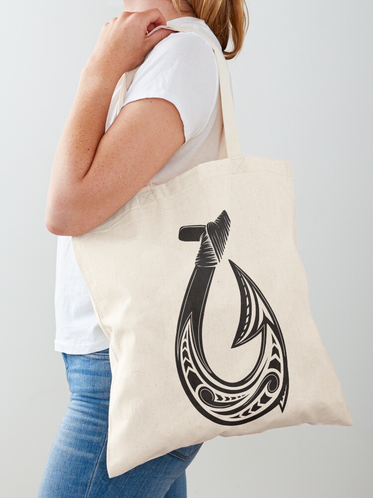 Hei Matau, Maori Hook design meaning Prosperity | Tote Bag
