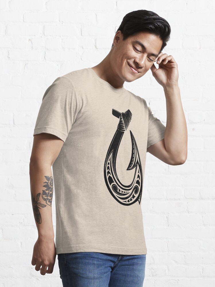 Hei Matau, Maori Hook design meaning Prosperity Essential T-Shirt for Sale  by Kiwidom