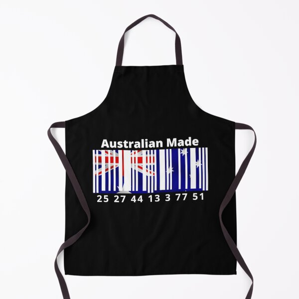 Item preview, Australian Made Flag Barcode Design with longitude and latitude designed and sold by Tassie-Tiger.