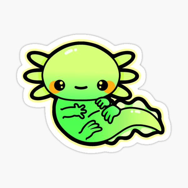Item preview, GFP Axolotl designed and sold by Mint Garden.