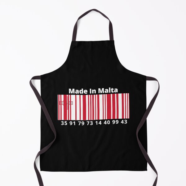 Item preview, Made in Malta Flag Barcode Design with longitude and latitude designed and sold by Tassie-Tiger.