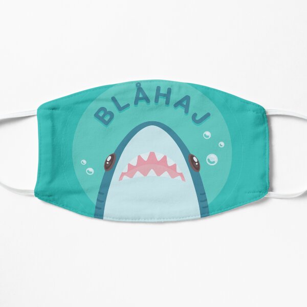 Blue Shark Flat Mask