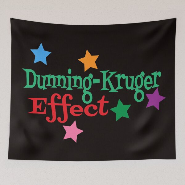 Item preview, Dunning-Kruger effect mid-century modern designed and sold by jdtees.