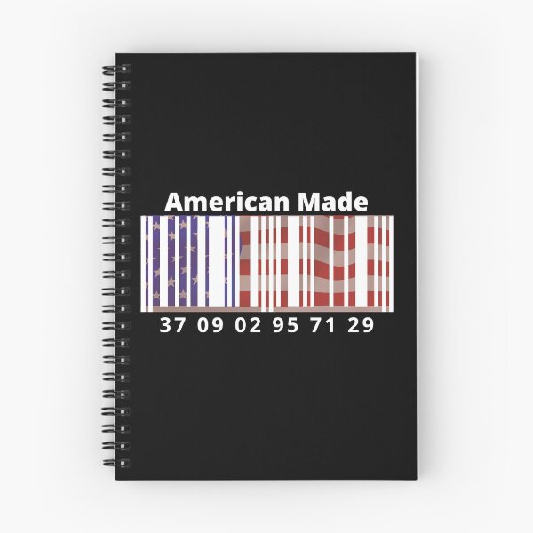 Item preview, American Made Flag Barcode Design with longitude and latitude designed and sold by Tassie-Tiger.