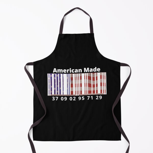 Item preview, American Made Flag Barcode Design with longitude and latitude designed and sold by Tassie-Tiger.