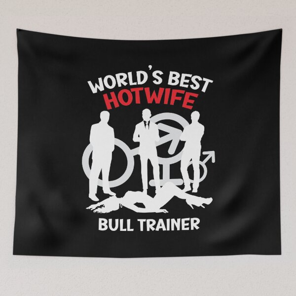 Item preview, World's Best Hotwife Bull Trainer for darker colors. Swinger Lifestyle design designed and sold by swingersshop.
