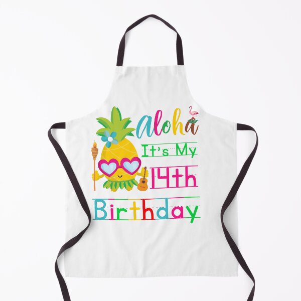 Item preview, Aloha It's My 14th Birthday Hawaii Fourteenth Birthday Girls Luau Candles designed and sold by Dr.YesOrNo.