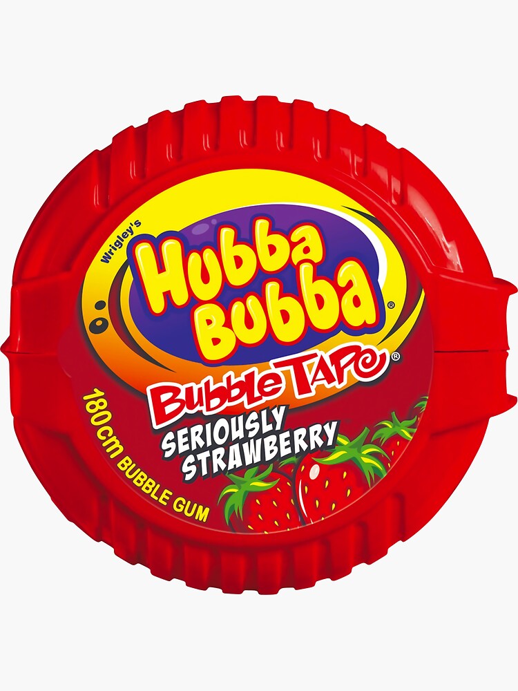 Hubba Bubba Gum Sticker For Sale By Elisovtara Redbubble