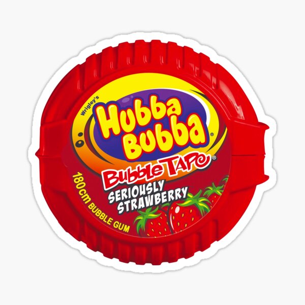 Hubba Bubba Gum Sticker For Sale By Elisovtara Redbubble