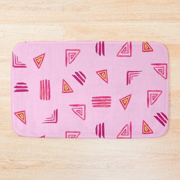 Item preview, Pink Miniprint Triangles designed and sold by Carolina Diaz.