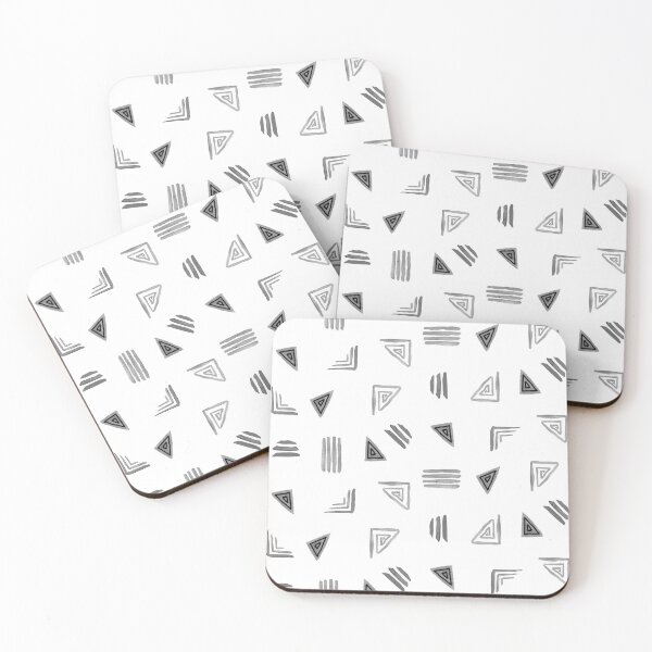 Artikelvorschau, Black and White Miniprint Triangles entworfen und verkauft von Carolina Diaz.