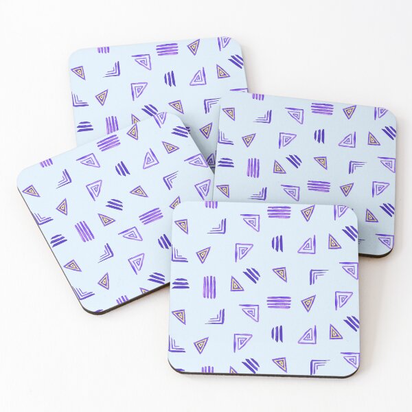 Artikelvorschau, Blue Miniprint Triangles entworfen und verkauft von Carolina Diaz.