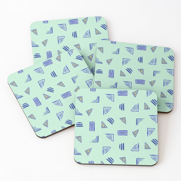 Artikelvorschau, Mint Miniprint Triangles entworfen und verkauft von Carolina Diaz.