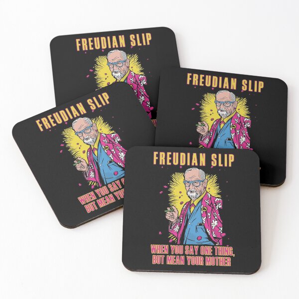 Item preview, Freudian Slip - when you say one thing and mean your mother - Funny | sarcastic Freud Psychology Pun designed and sold by HROC.